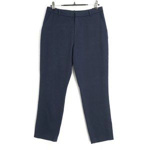 Alice + Olivia Classics Womens Dress Pants Ankle Cropped Blue Wool Blend Sz 2